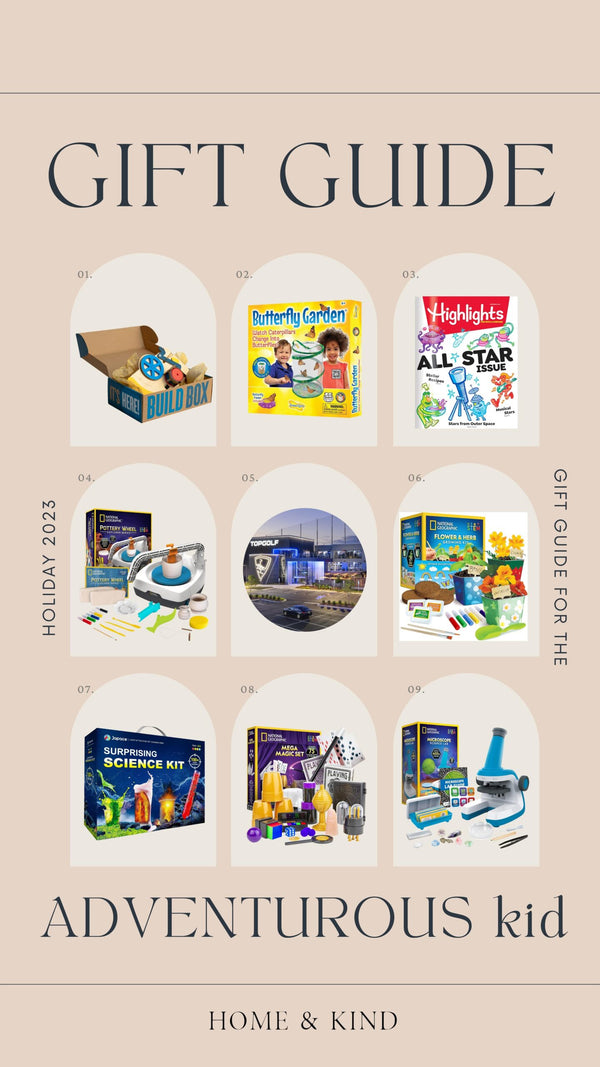 Adventurous Kid gift guide roundup