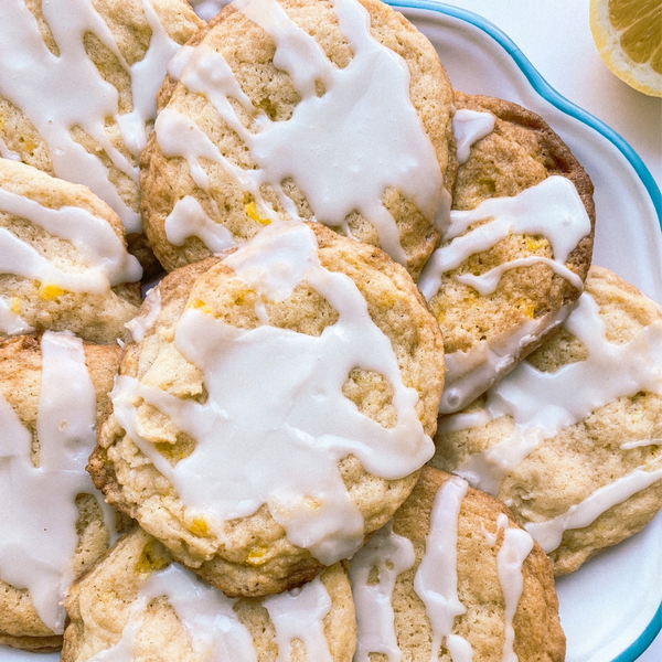 lemon cookies square