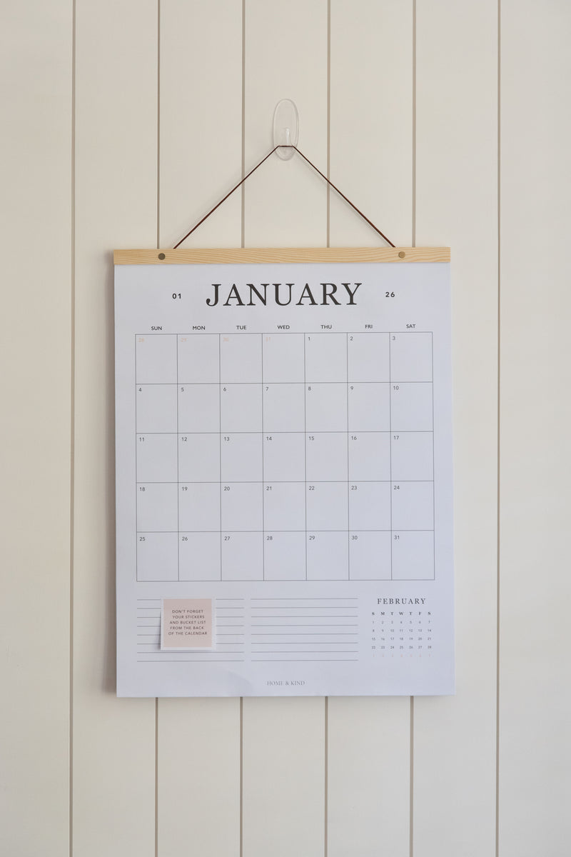 2026 Printed Calendar