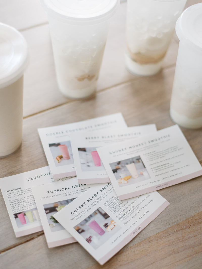 Reusable Smoothie Cups