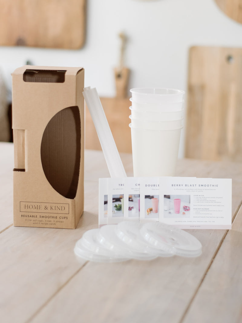 Reusable Smoothie Cups